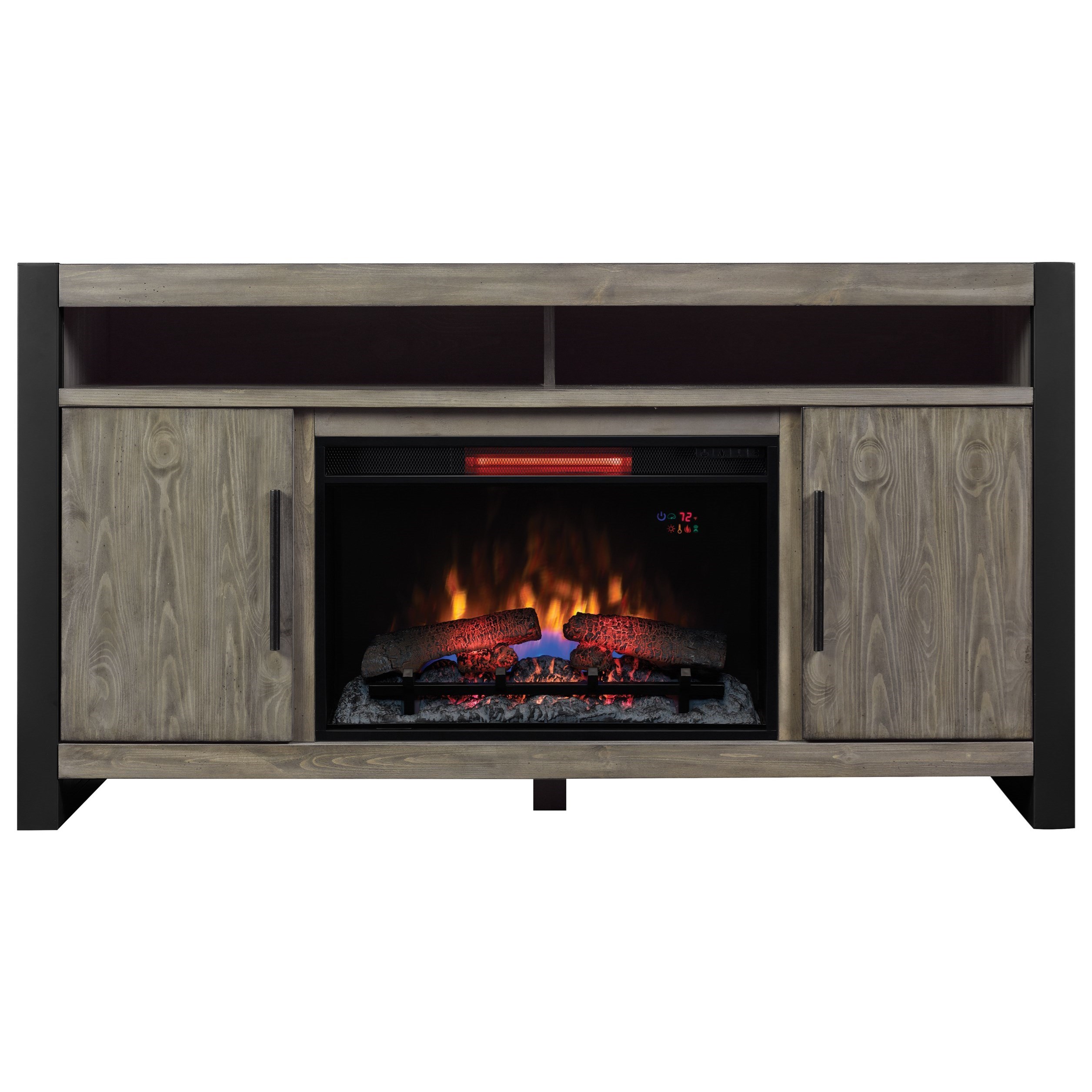 ClassicFlame Costa Mesa Media Mantel TV Stand with Electric Fireplace